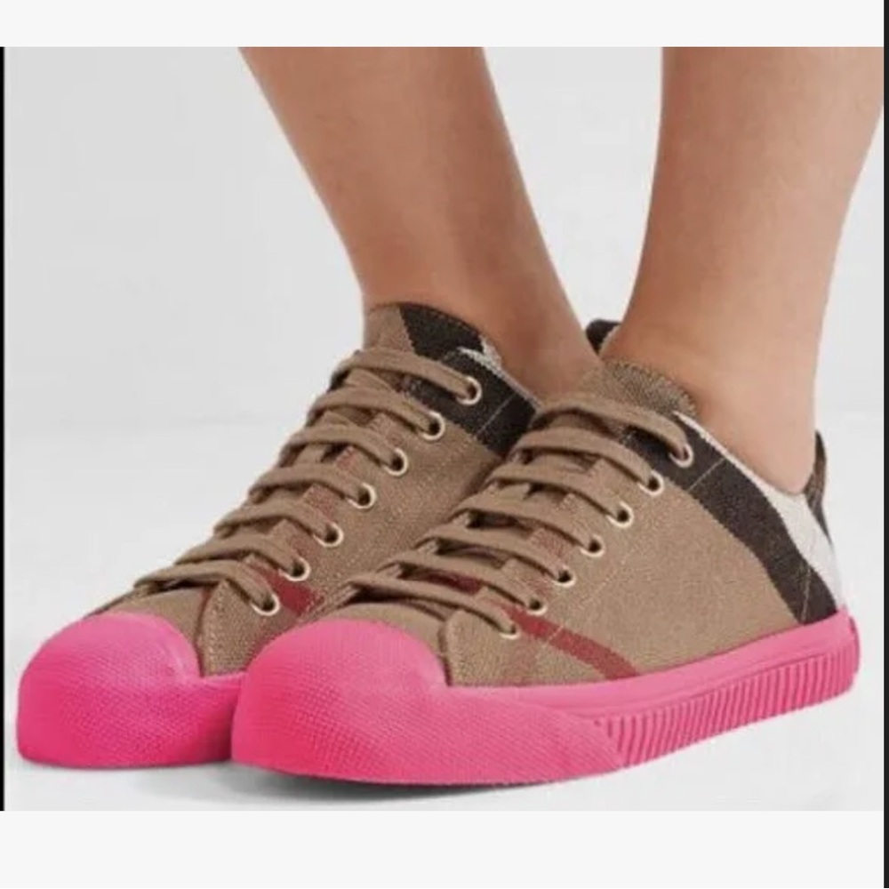 💜Burberry Bourbon low Sneakers